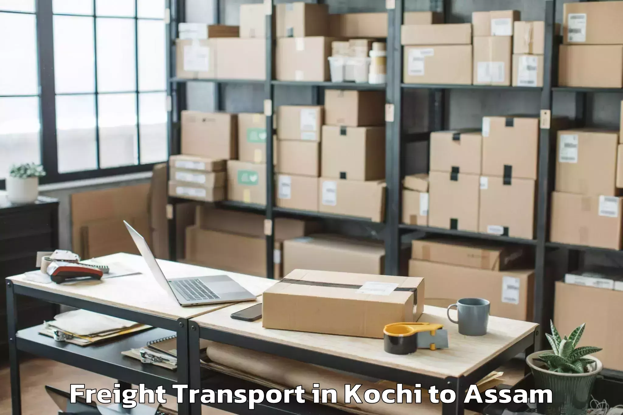 Reliable Kochi to Jorhat Freight Transport